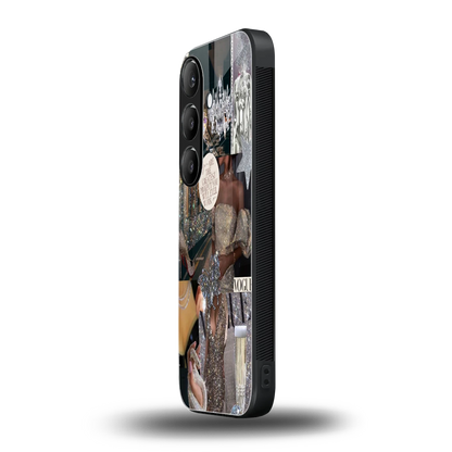 Glam Chic samsung galaxy s24 mobile cover | shockproof glass phone case
