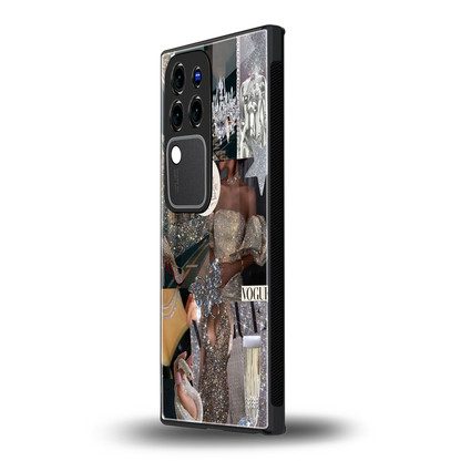 Glam Chicvivo v30 pro mobile cover | shockproof glass phone case