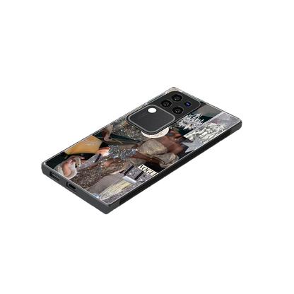 Glam Chic stylish phone case forvivo v30 pro | glossy glass and slim fit