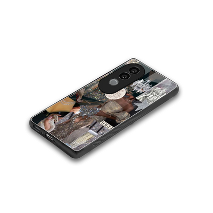 Glam Chic stylish phone case for vivo v40e | glossy glass and slim fit