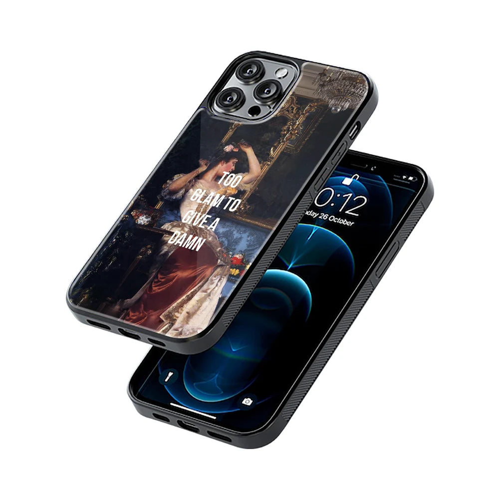 Protective Glass Back Phone Case Compatible with iPhone, Samsung, OnePlus, Pixel & More