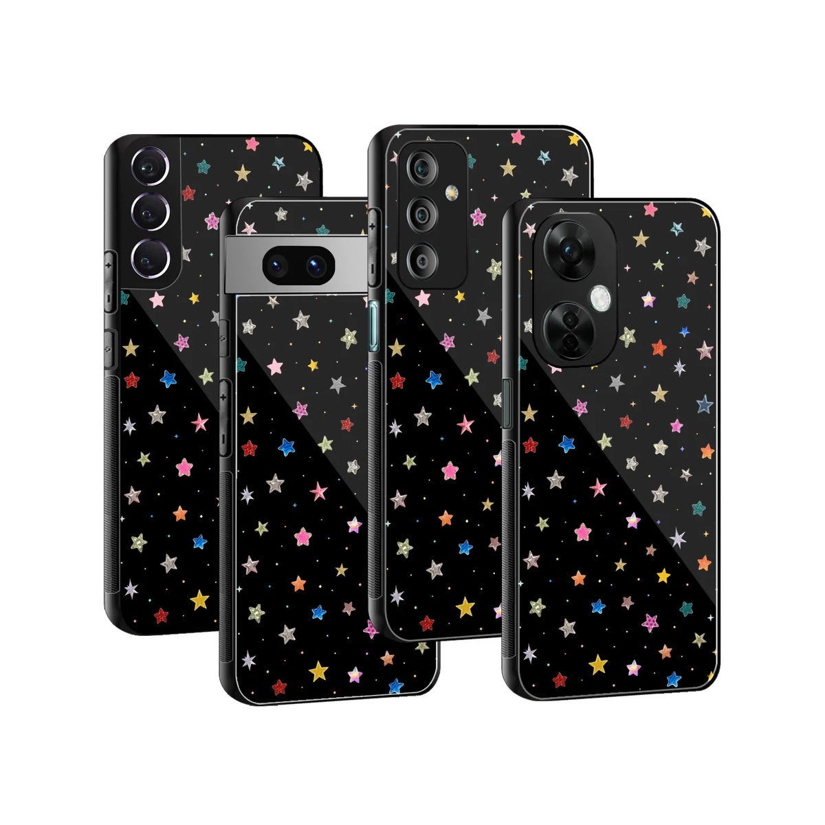 Stylish Glass Back Case for All Smartphones iPhone, Samsung, OnePlus, Pixel, Redmi, Oppo, Vivo, Motorola