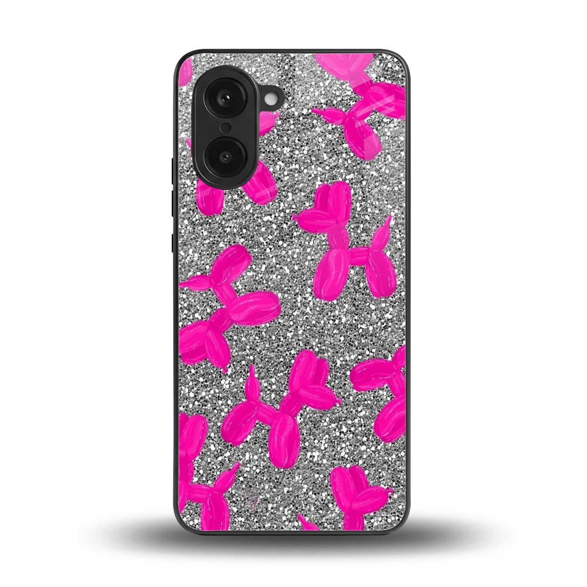 Glittery Ride back phone cover | glass case for oneplus nord ce5 5g