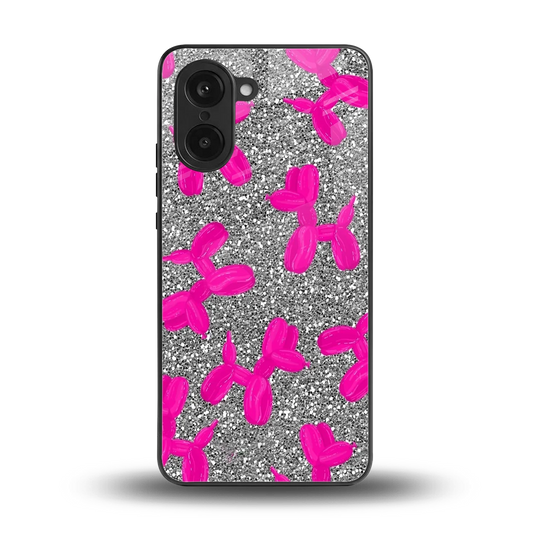 Glittery Ride back phone cover | glass case for oneplus nord ce5 5g