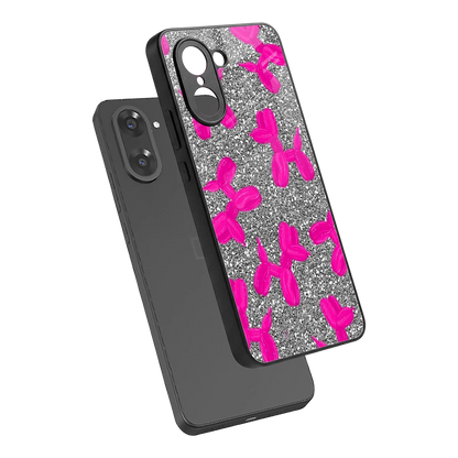 Glittery Ride sleek oneplus nord ce5 5g cover with tempered glass back and TPU edges