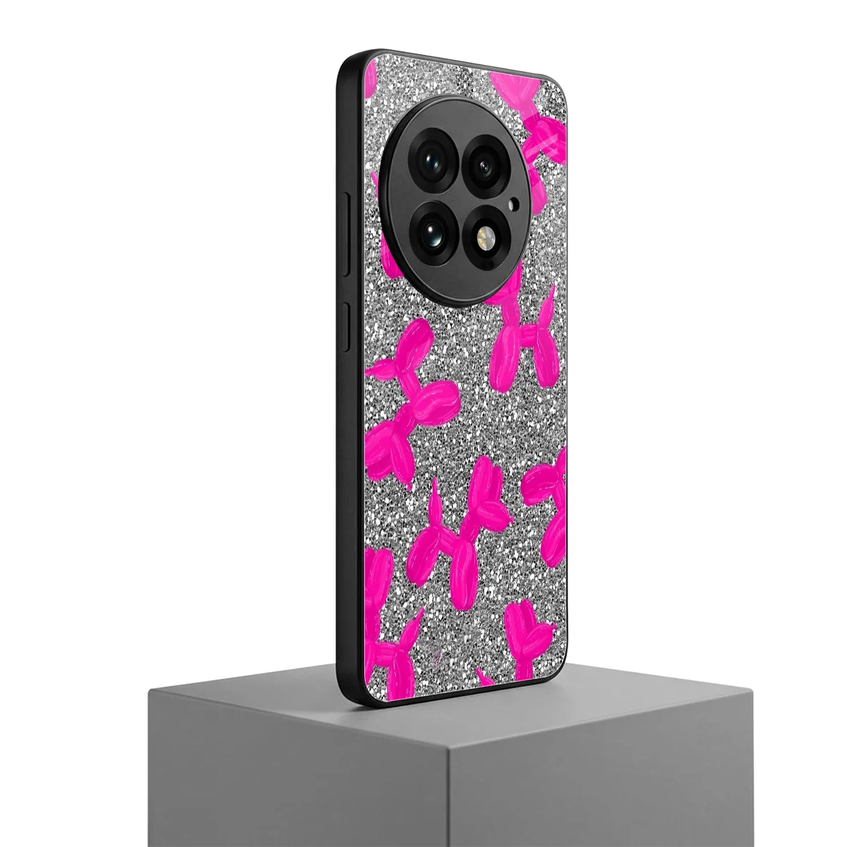Glittery Ride oneplus 13 mobile cover | shockproof glass phone case