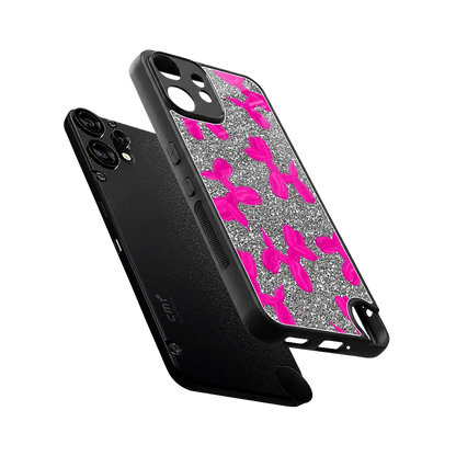 Glittery Ride sleek cmf nothing phone 2 pro cover with tempered glass back and TPU edges