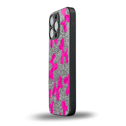 Glittery Ride iphone 15 pro max mobile cover | shockproof glass phone case