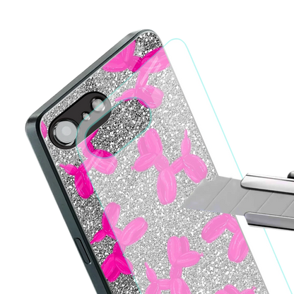 Glittery Ride stylish phone case for iphone 16e | glossy glass and slim fit