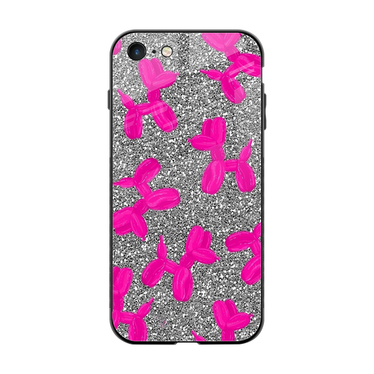 Glittery Ride back phone cover | glass case for iphone 7