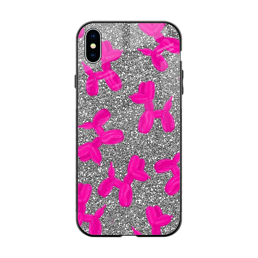 Glittery Ride back phone cover | glass case for iphone xs max