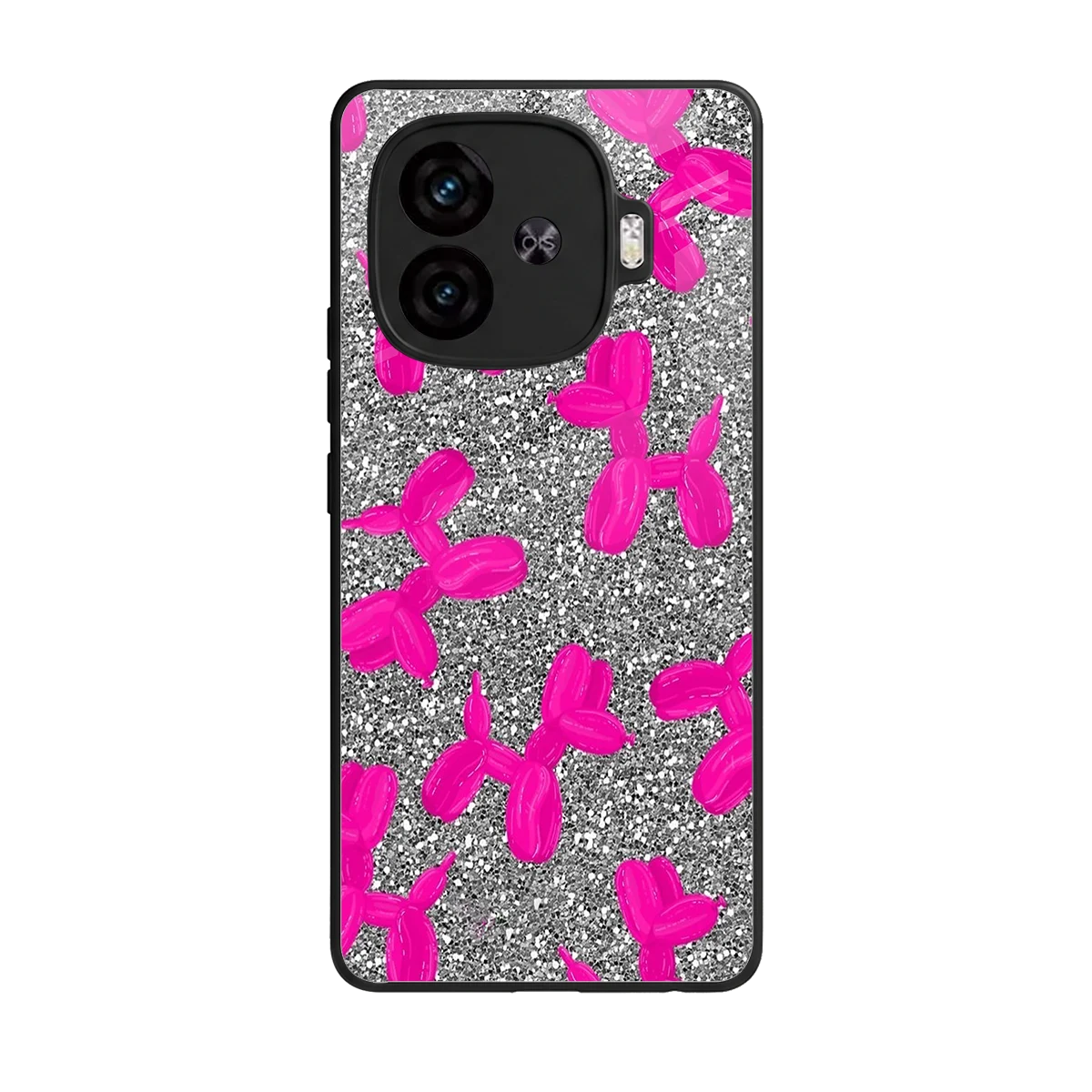 Glittery Ride back phone cover | glass case for iqoo neo 10r 5g