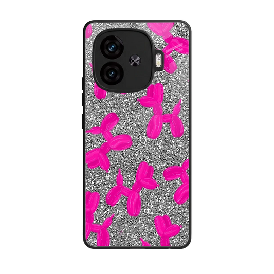 Glittery Ride back phone cover | glass case for iqoo neo 10r 5g