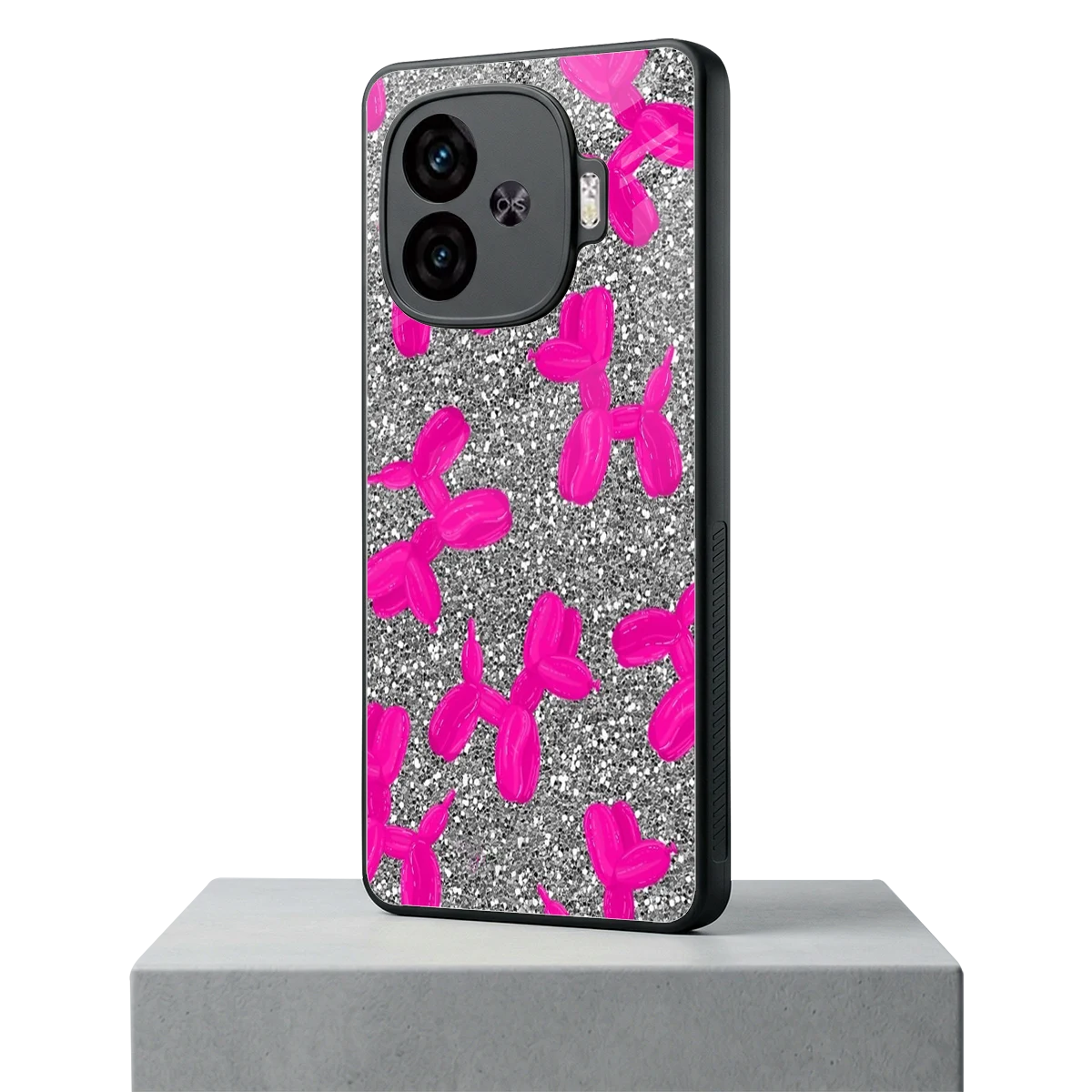 Glittery Ride iqoo neo 10r 5g mobile cover | shockproof glass phone case