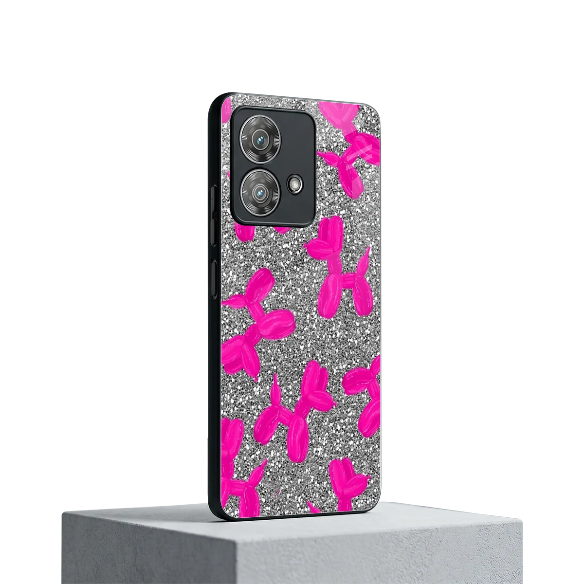 Glittery Ride motorola edge 40 neo 5g mobile cover | shockproof glass phone case