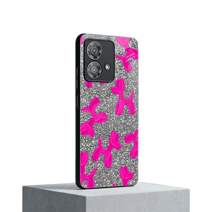 Glittery Ride motorola edge 40 neo 5g mobile cover | shockproof glass phone case