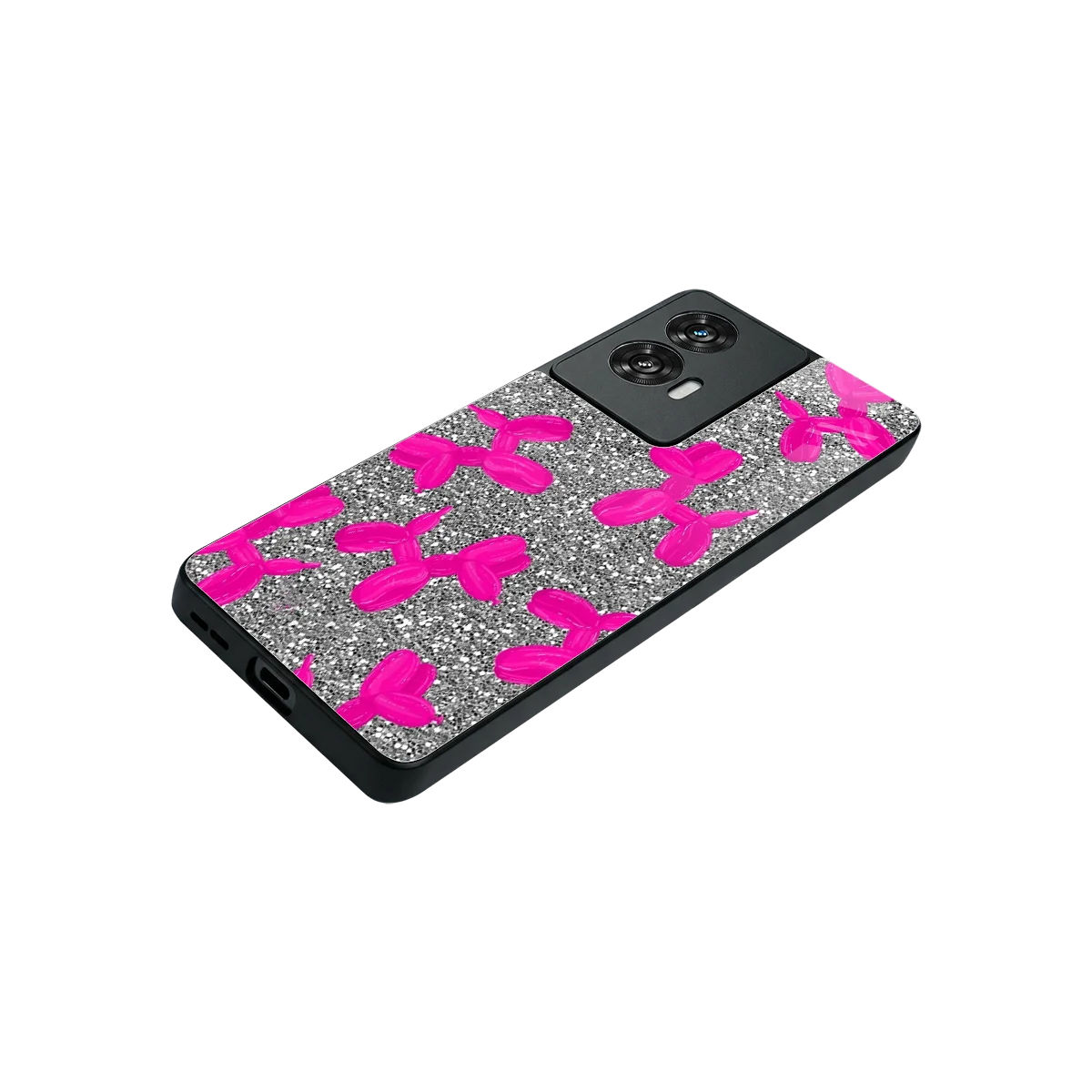 Glittery Ride stylish phone case for motorola edge 50 fusion | glossy glass and slim fit