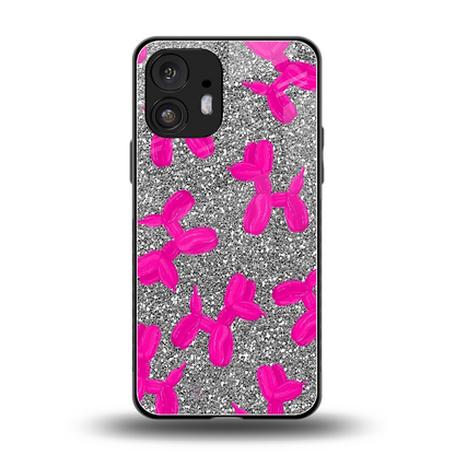 Glittery Ride back phone cover | glass case for nothing phone 2