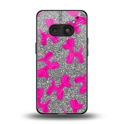 Glittery Ride back phone cover | glass case for nothing phone 2a