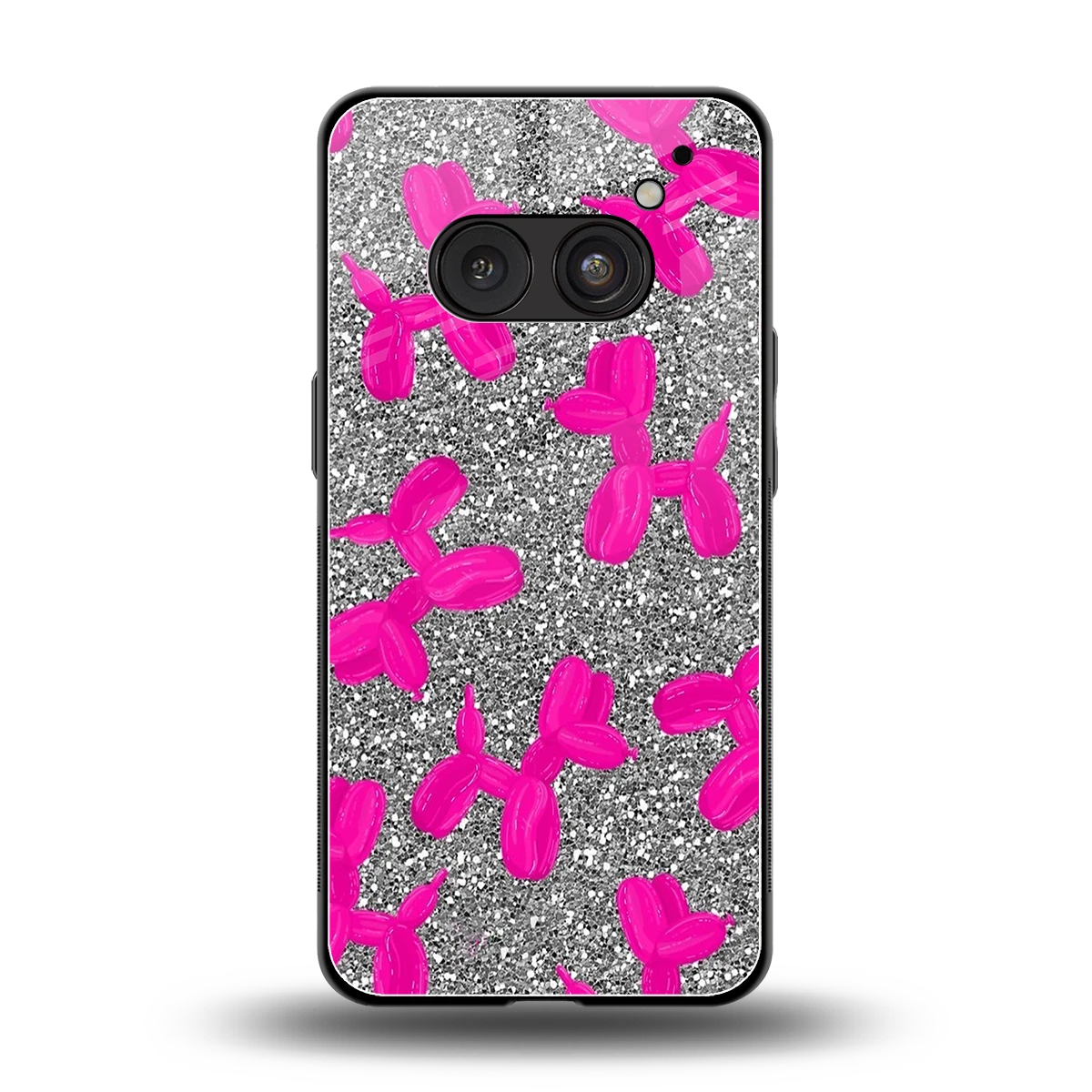 Glittery Ride back phone cover | glass case for nothing phone 2a plus