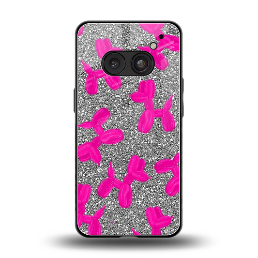 Glittery Ride back phone cover | glass case for nothing phone 2a plus