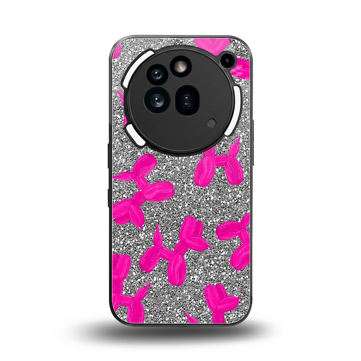Glittery Ride back phone cover | glass case for nothing phone 3a pro