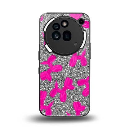 Glittery Ride back phone cover | glass case for nothing phone 3a pro