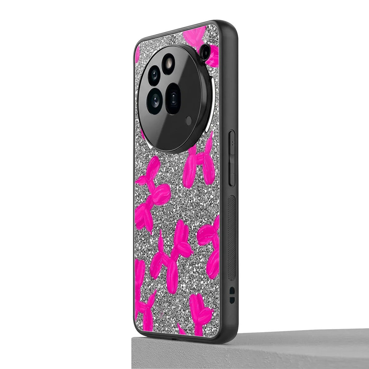 Glittery Ride nothing phone 3a pro mobile cover | shockproof glass phone case