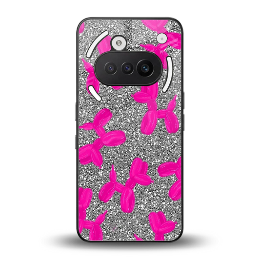 Glittery Ride back phone cover | glass case for nothing phone 3a