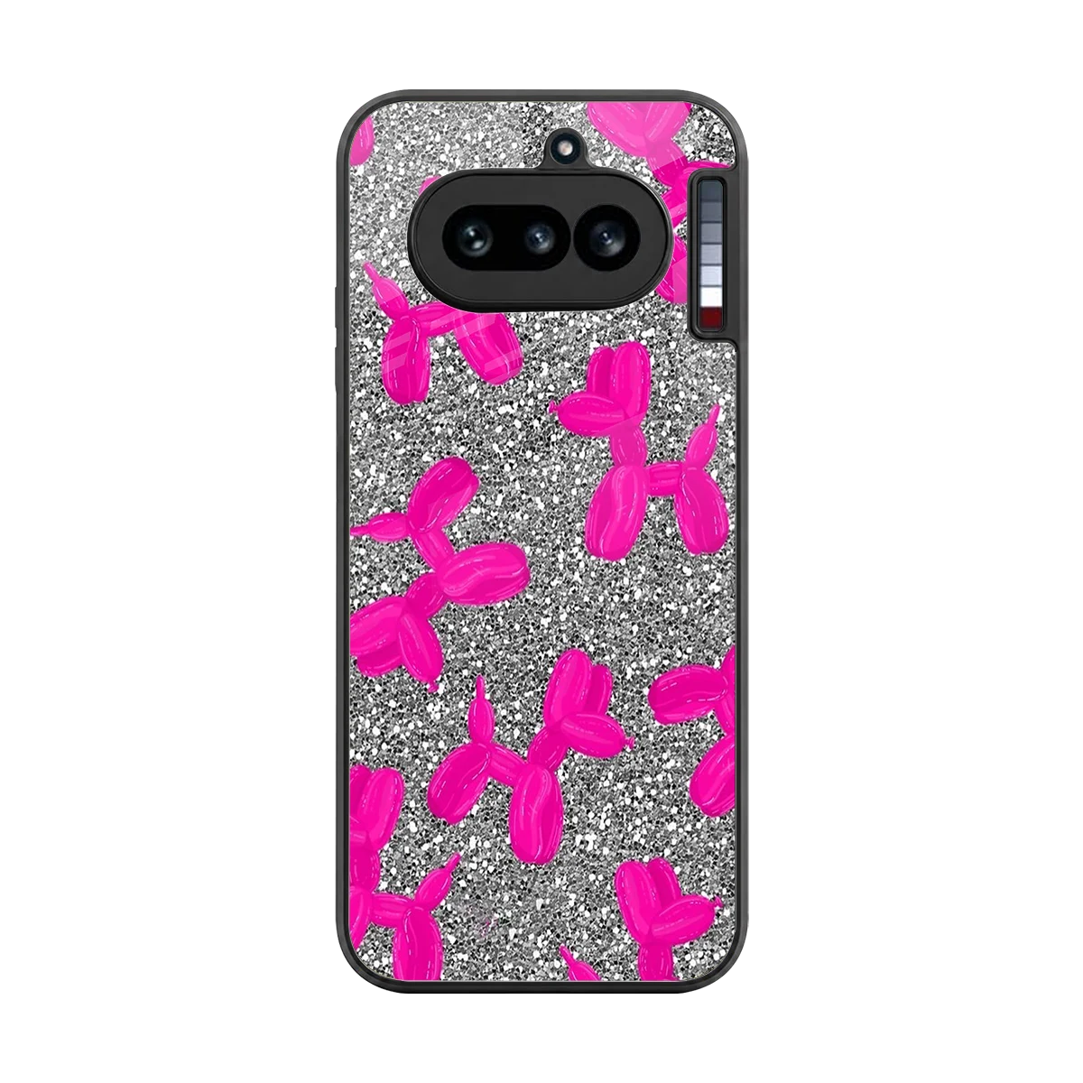 Glittery Ride back phone cover | glass case for nothing phone 4a