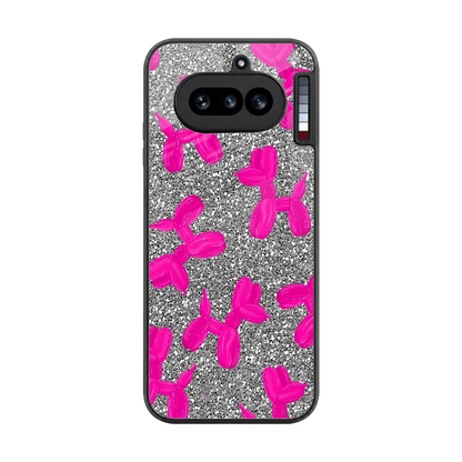 Glittery Ride back phone cover | glass case for nothing phone 4a