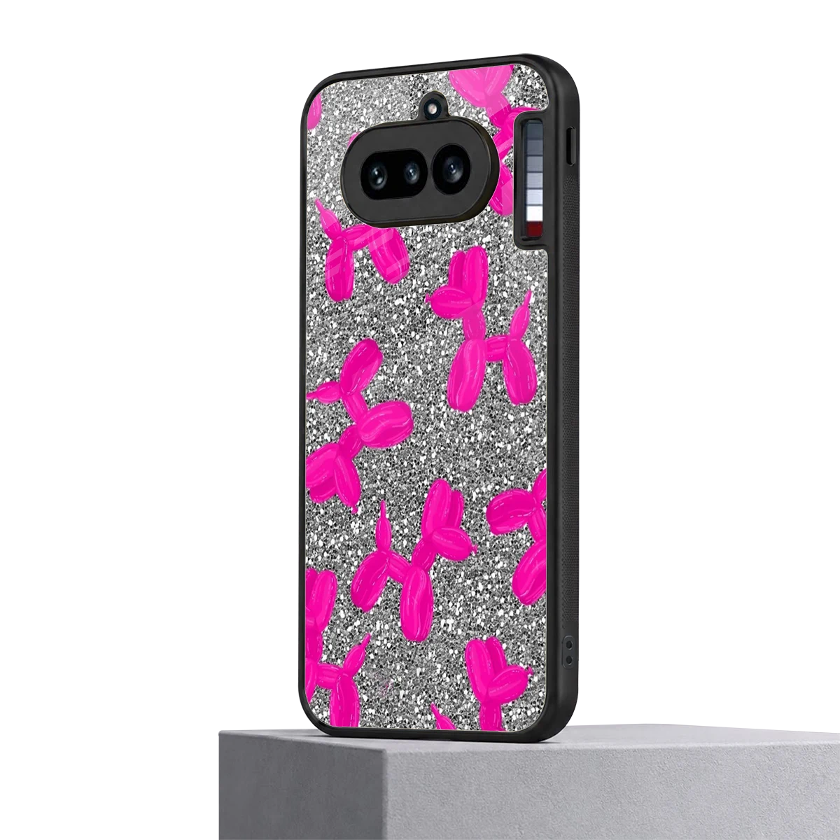 Glittery Ride nothing phone 4a mobile cover | shockproof glass phone case