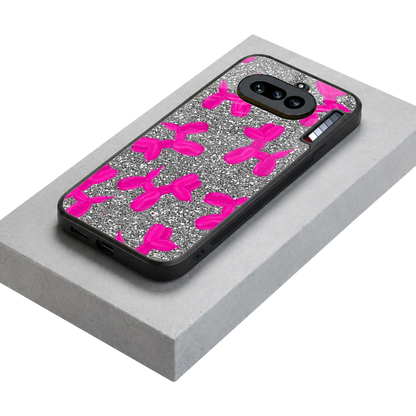 Glittery Ride stylish phone case for nothing phone 4a | glossy glass and slim fit