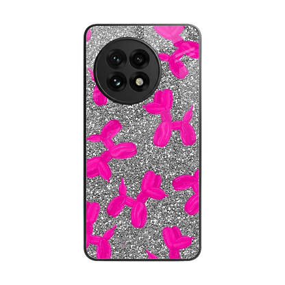 Glittery Ride back phone cover | glass case for oneplus 13r