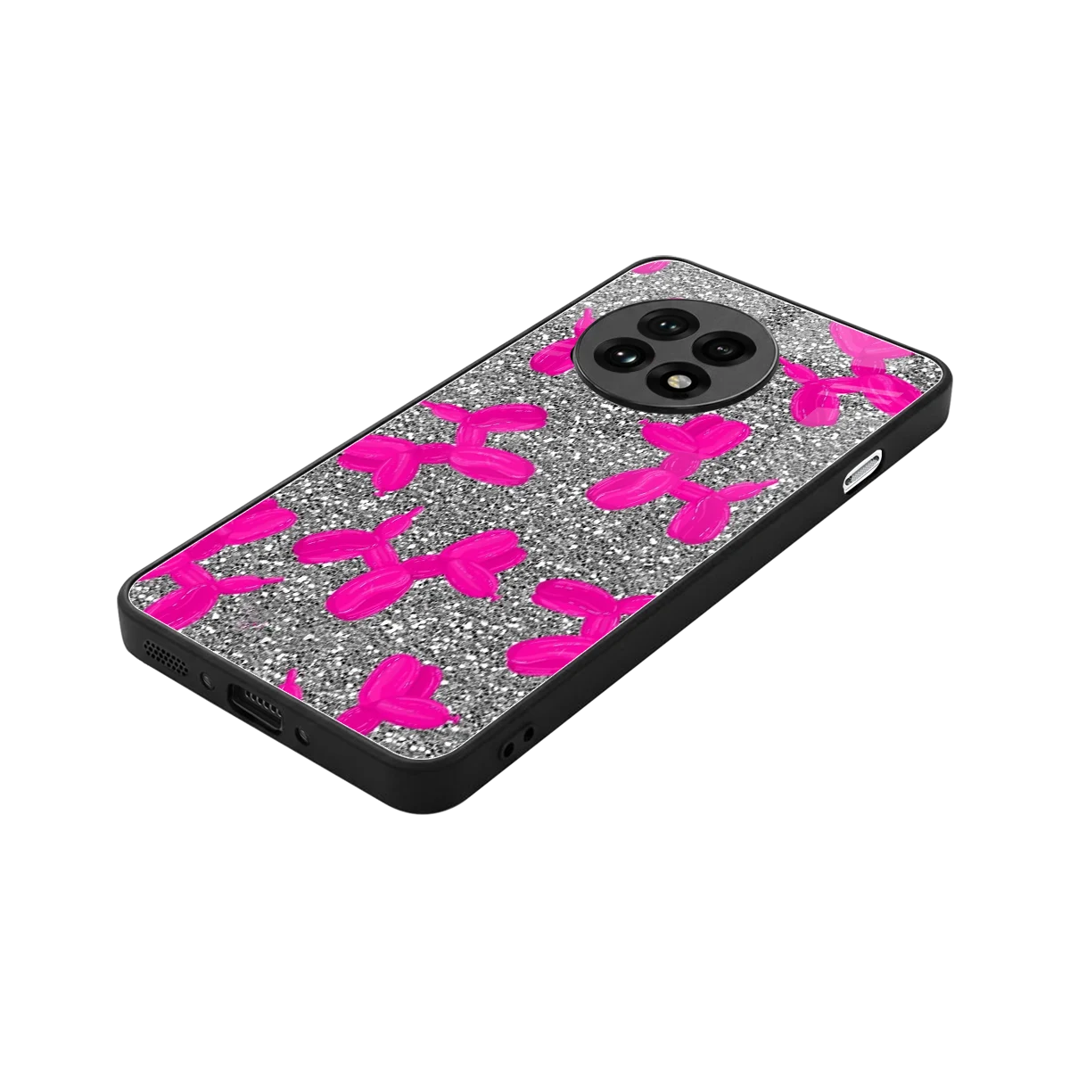 Glittery Ride stylish phone case for oneplus 13r | glossy glass and slim fit