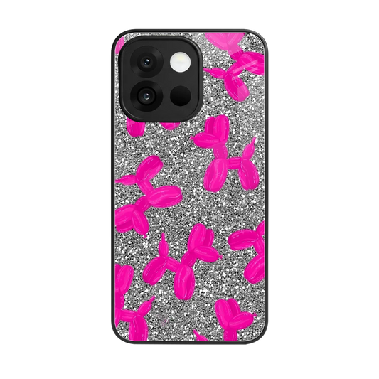 Glittery Ride back phone cover | glass case for oneplus 13s
