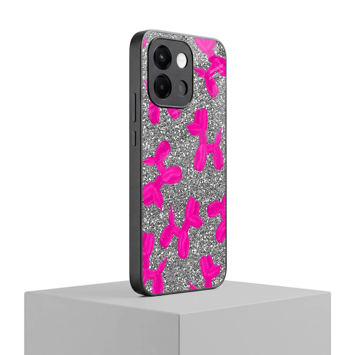 Glittery Ride oneplus 13s mobile cover | shockproof glass phone case