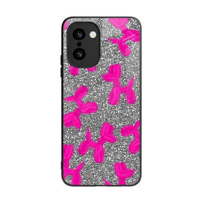Glittery Ride back phone cover | glass case for oneplus 15r