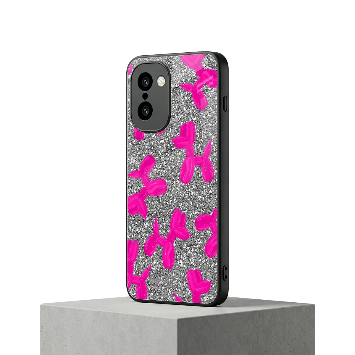 Glittery Ride oneplus 15r mobile cover | shockproof glass phone case