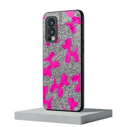 Glittery Ride oneplus nord 2 mobile cover | shockproof glass phone case