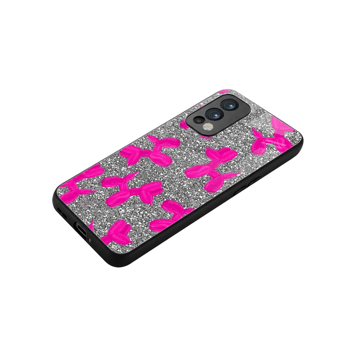 Glittery Ride stylish phone case for oneplus nord 2 | glossy glass and slim fit