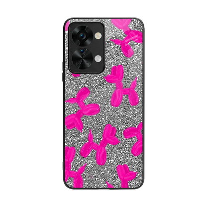 Glittery Ride back phone cover | glass case for oneplus nord 2t