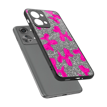 Glittery Ride sleek oneplus nord 2t cover with tempered glass back and TPU edges