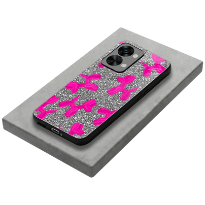 Glittery Ride stylish phone case for oneplus nord 2t | glossy glass and slim fit
