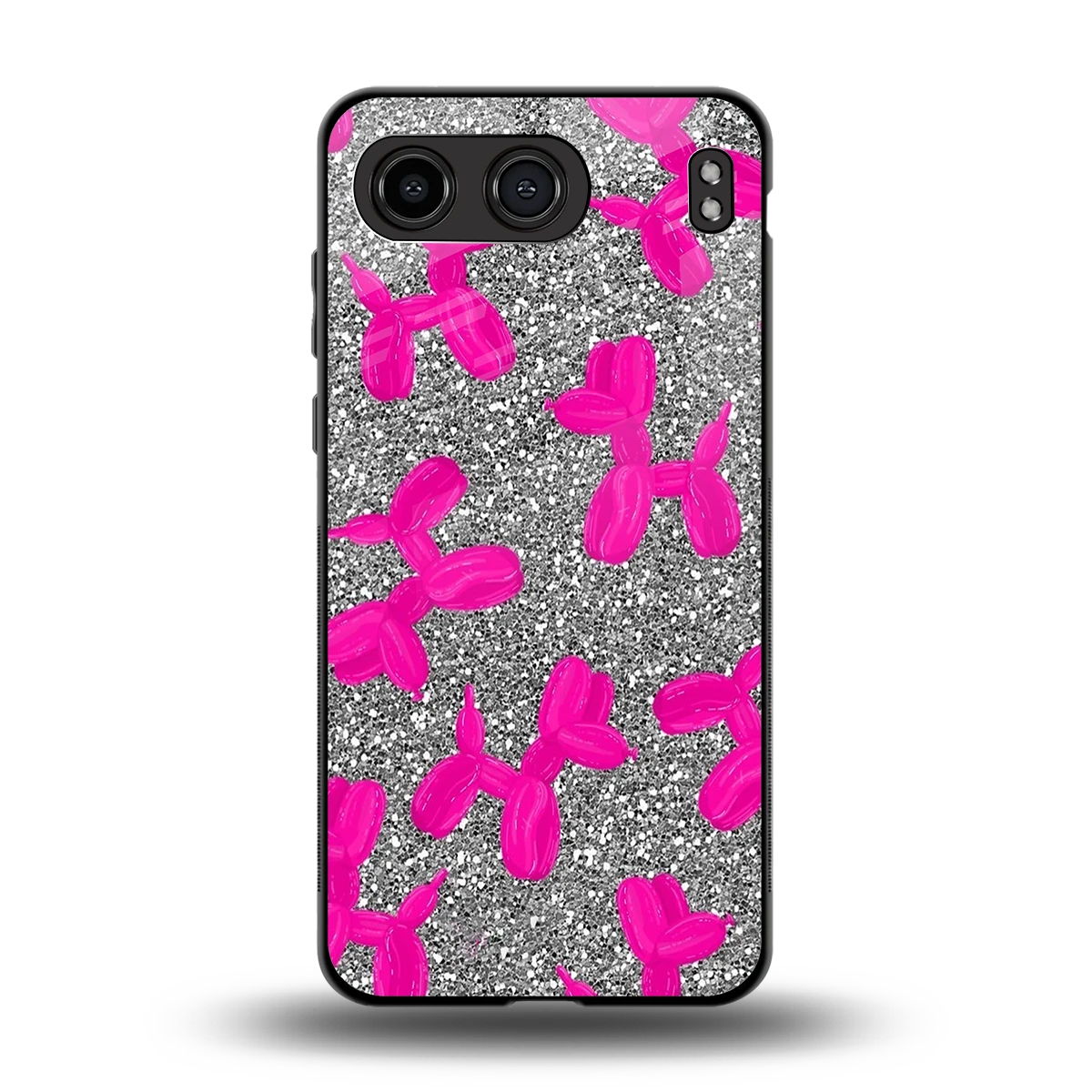 Glittery Ride back phone cover | glass case for oneplus nord 4