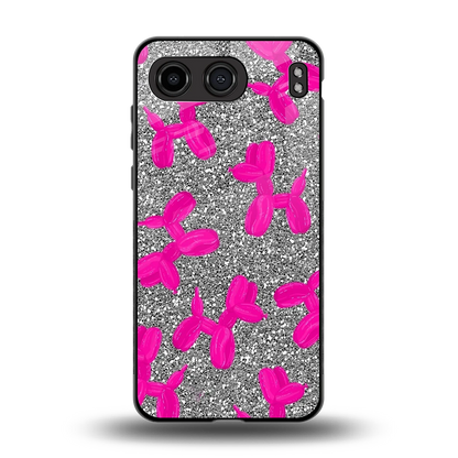 Glittery Ride back phone cover | glass case for oneplus nord 4