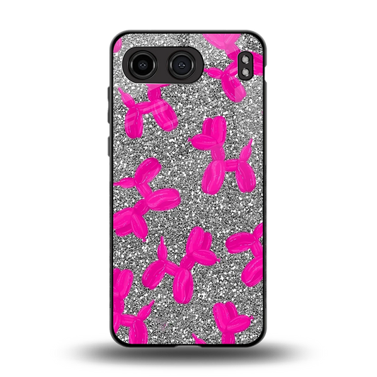 Glittery Ride back phone cover | glass case for oneplus nord 4