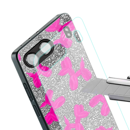 Glittery Ride stylish phone case for oneplus nord 4 | glossy glass and slim fit