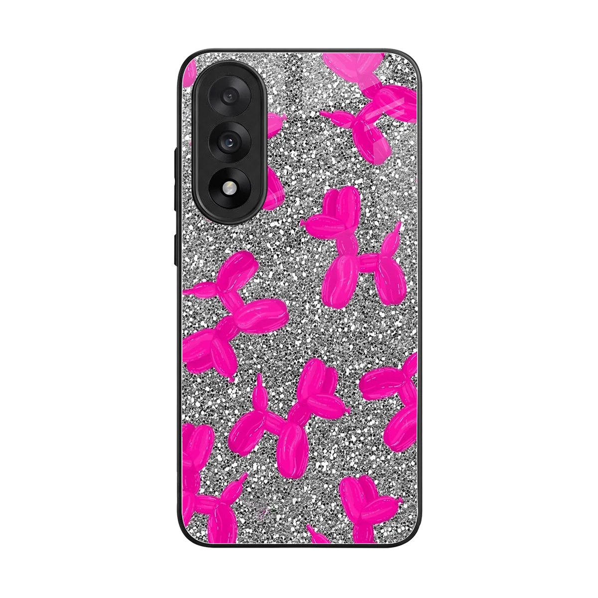 Glittery Ride back phone cover | glass case for oneplus nord 5