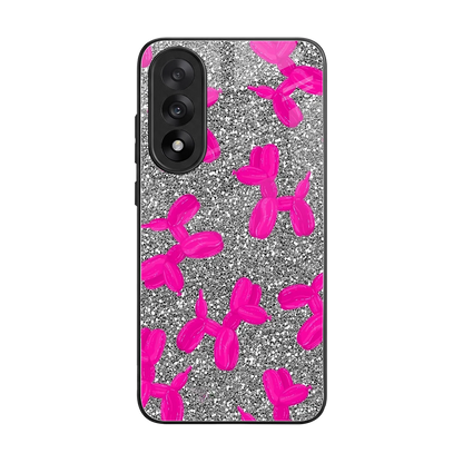 Glittery Ride back phone cover | glass case for oneplus nord 5